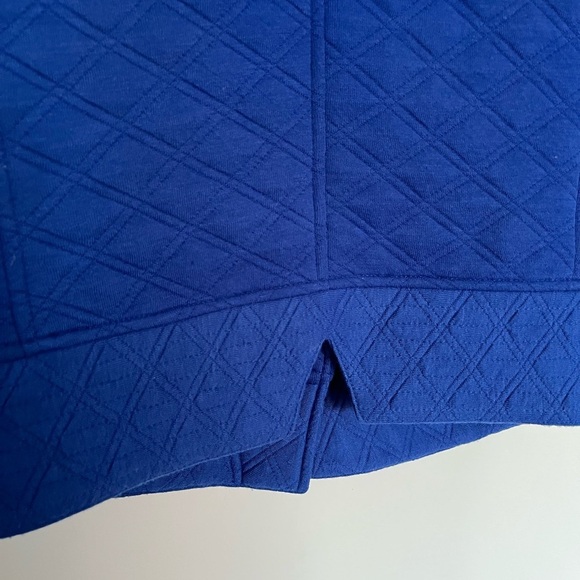 NWT Sanctuary Blue Quilted Moto Vest Asymmetrical Zip Size S - Picture 8 of 8